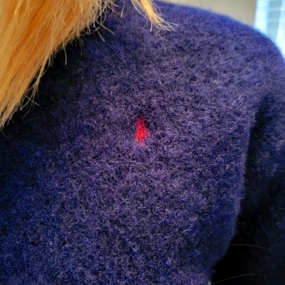 100% Wool Polo Sweater - Picture 2 of 3